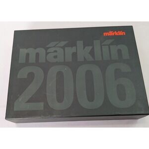 Marklin Presentation Book Set 2006 HO Z 1 Scale Trains Black Slipcase Excellent